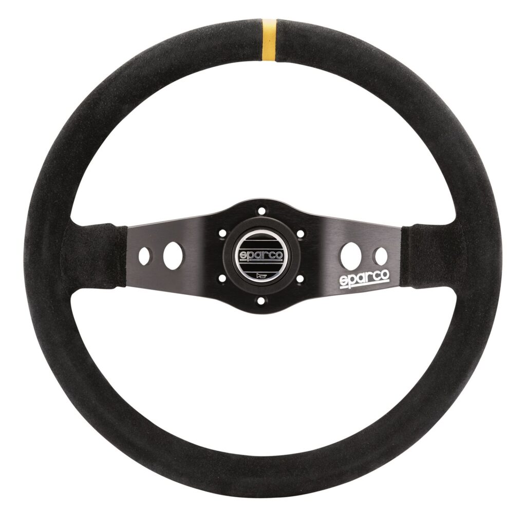 R215 SUEDE STEERING WHEEL
