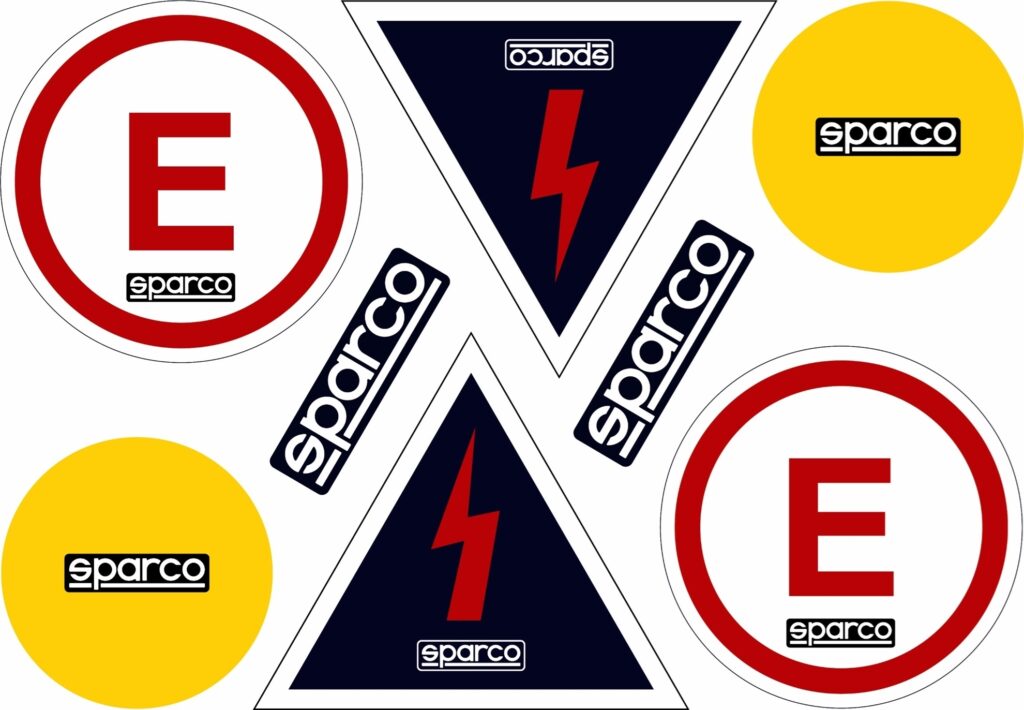 EXTINGUISHER/BATTERY DECAL KIT