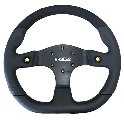 L999 LEATHER/SUEDE STEERING WHEEL